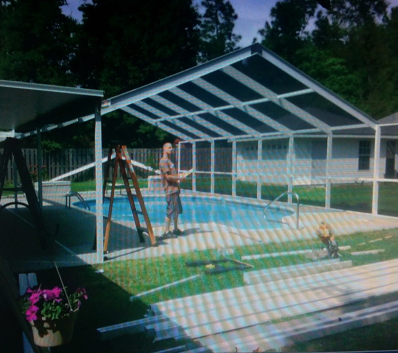 Measuring Pool Enclosure