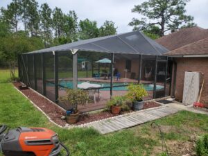 Bronze Pool Enclosure